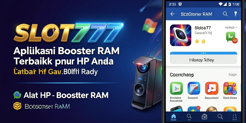 Antarmuka SLOT777 yang ramah pengguna saat mengoptimalkan RAM.